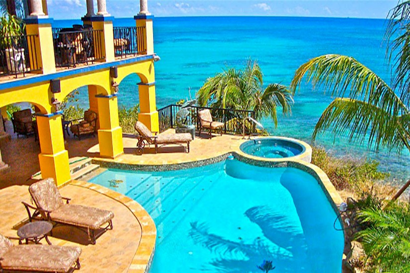 st croix real estate beachfront pool
