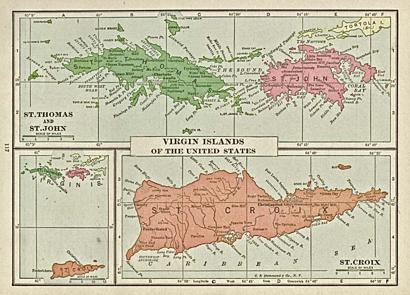 map virgin islands