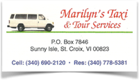 marilyn taxi st croix