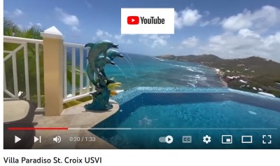 Youtube video on Villa Paradiso St Croix Virgin Islands