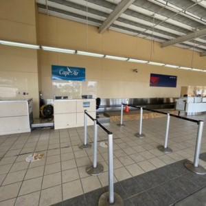 check in counters at St Croix airport STX