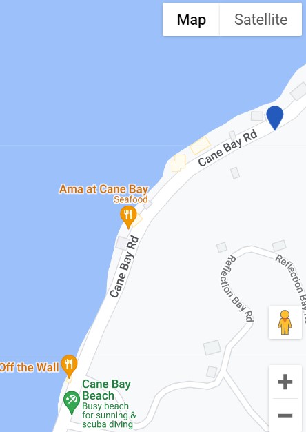 Cane Bay Sanctuary St Croix location map