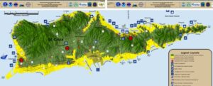 Tsunami Evacuation Map of St. Croix