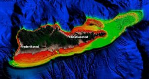 US Virgin Islands St Croix Fishing Map 3D