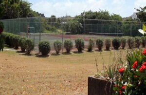 Tennis courts at Chenay Bay Beach Resort