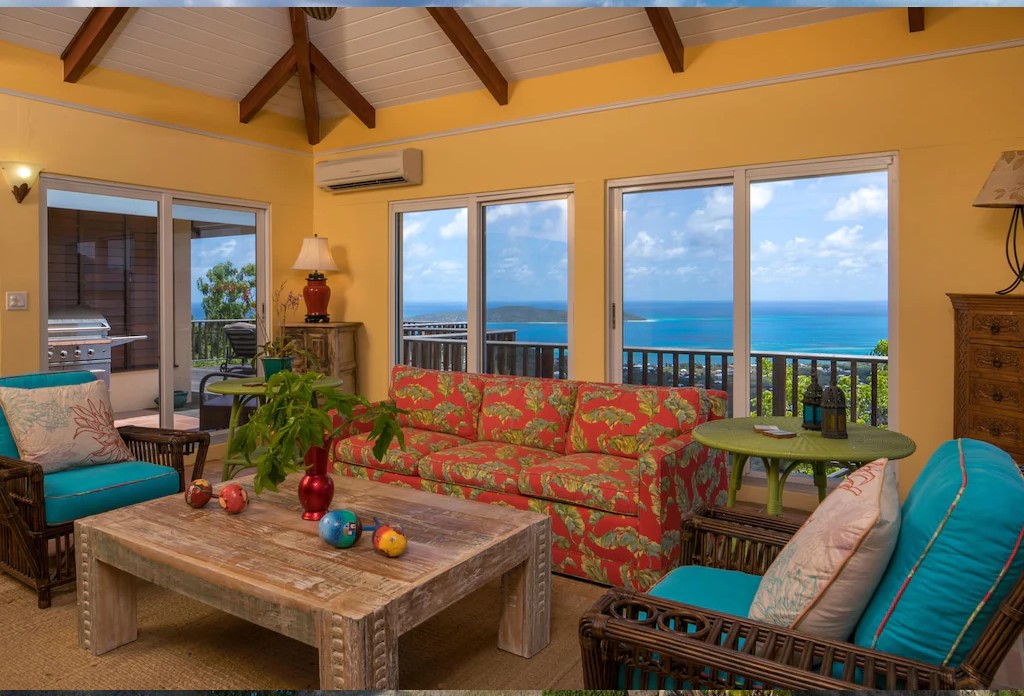 Polaris Pointe St Croix vacation rental luxury sitting room
