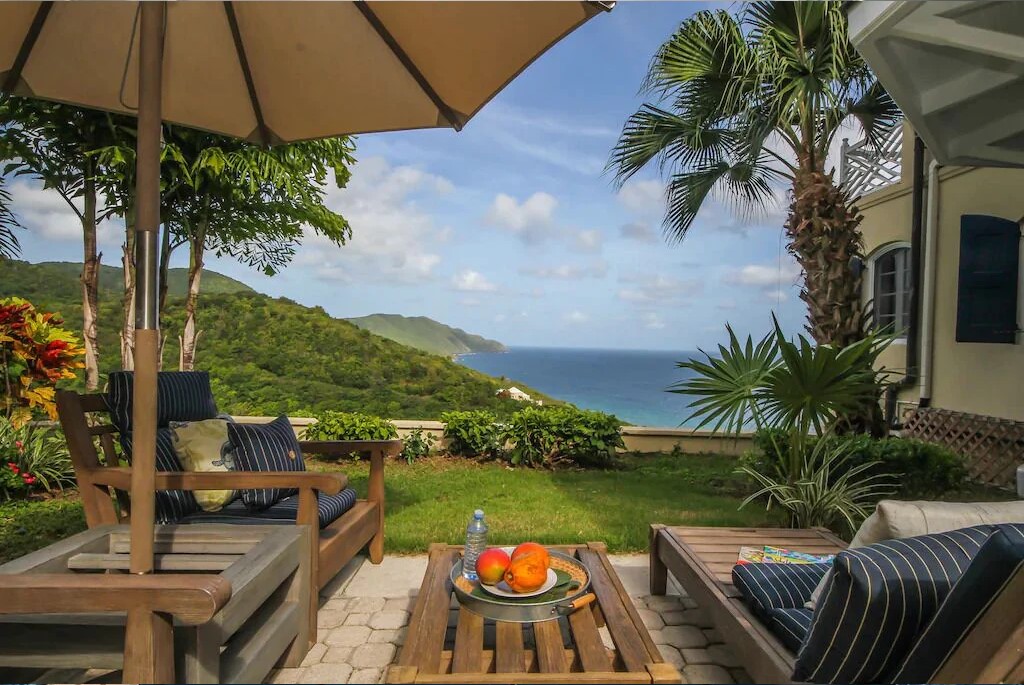 Prosperity Point St Croix vacation rental luxury deck