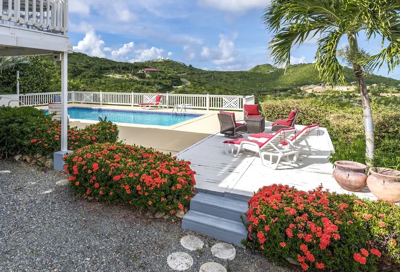 Villa Santa Cruz St Croix vacation rental pool