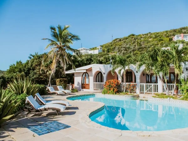 AirBnB St. Croix South Shore homes to rent Isla Bonita pool