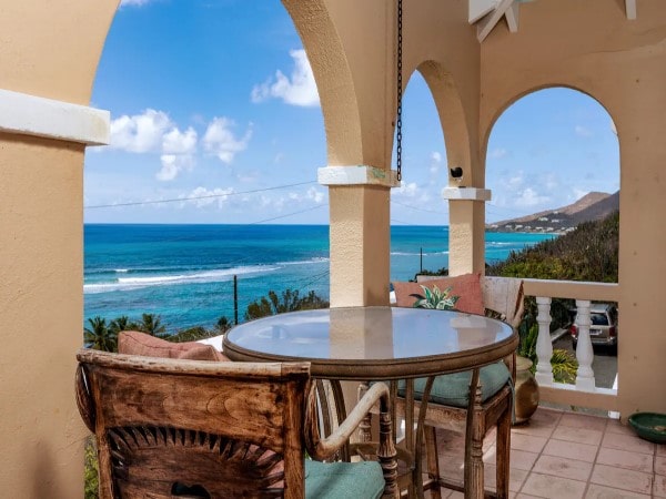 AirBnB St. Croix South Shore homes to rent Turner Hole Overlook seaview