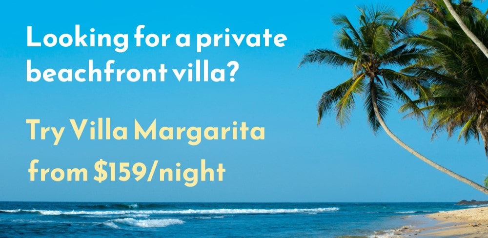 private beach villa rental