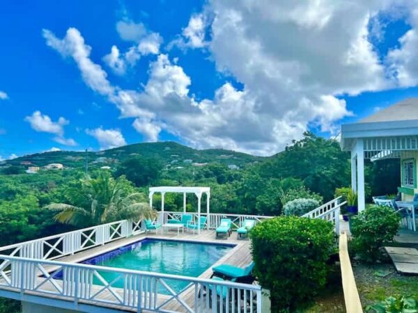 Airbnb St Croix east end Villa Nirvana pool