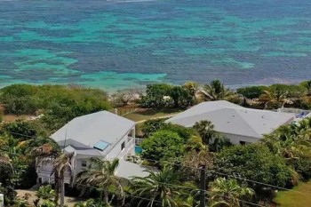 Hibiscus Airbnb St Croix oceanfront pool