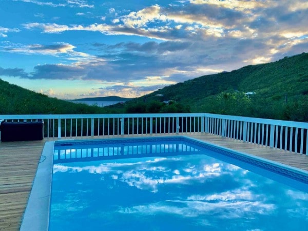 idden valley villa Airbnb St Croix east end with pool