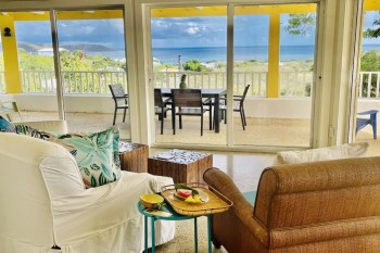 Airbnb Christiansted St. Croix Bougainvilla Villa view