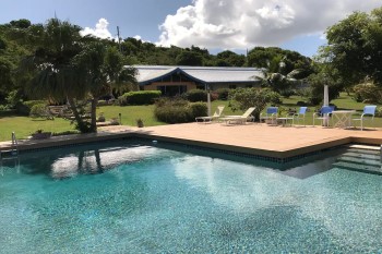 Airbnb St Croix Christiansted Galen's Cove Beach Estate pool