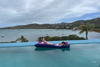 Airbnb St Croix east end Island Time villa pool 2