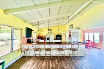 Airbnb St Croix east end Villa Nirvana kitchen