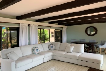 Airbnb St Croix east end la Belle Aurora living room