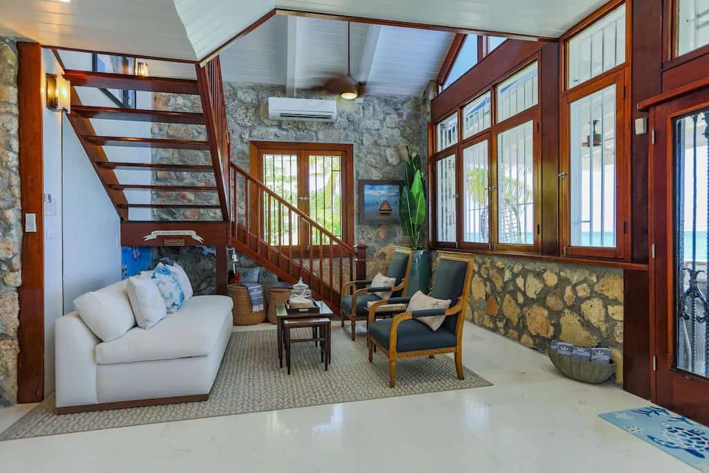 Kings Ocean St Croix Beach House living room
