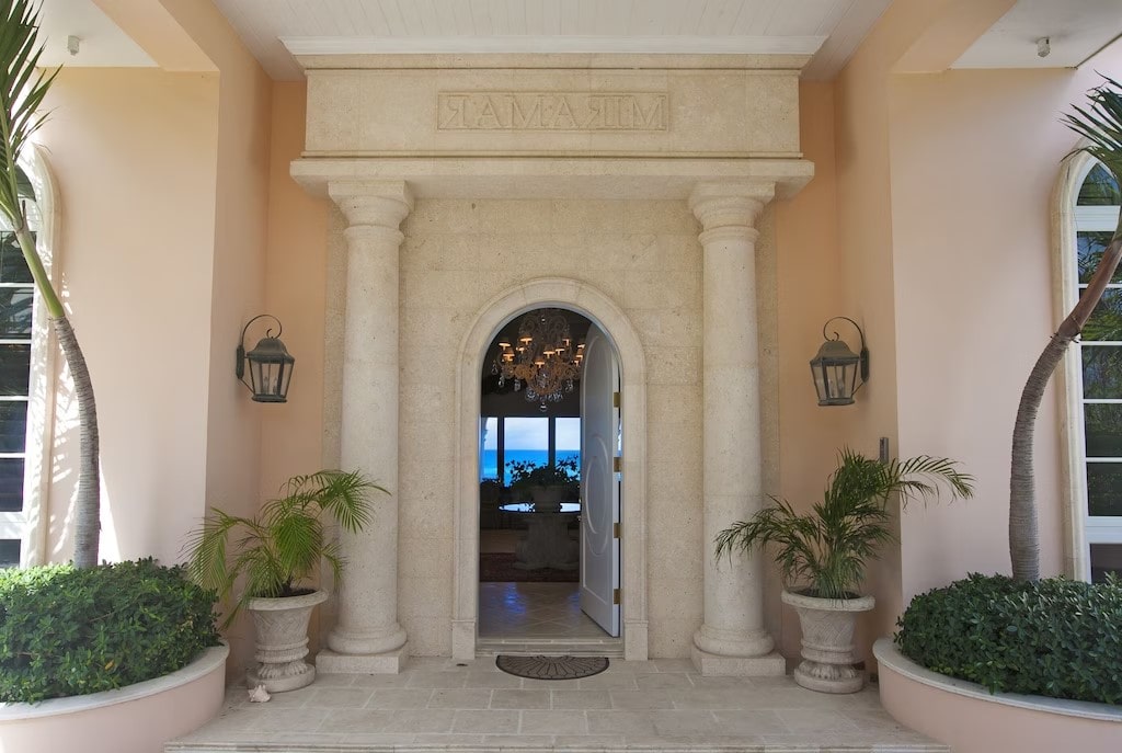 Miramar Villa St. Croix front door