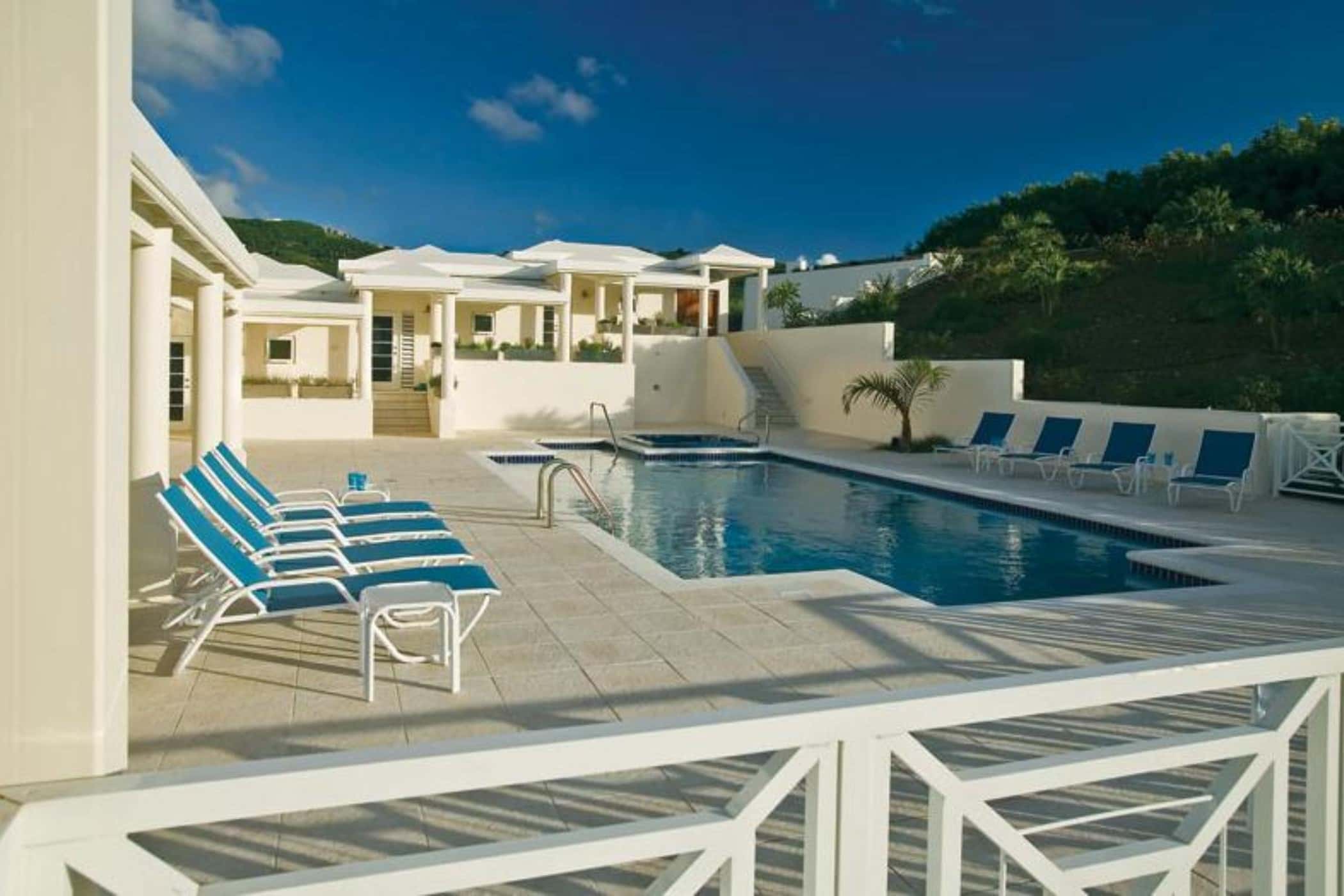 Villa Blue Vista St. Croix pool deck