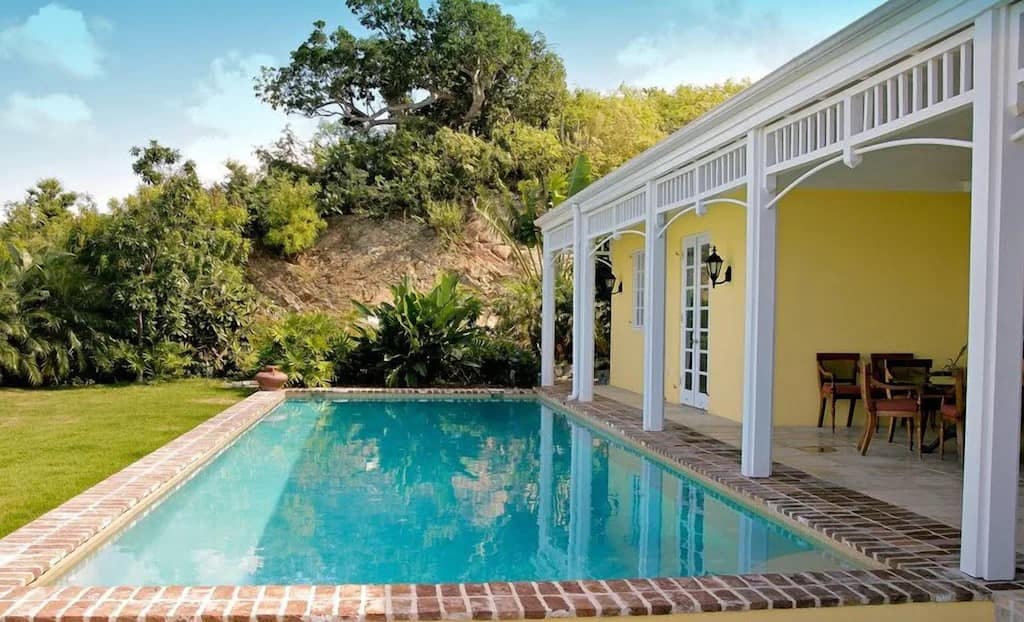 Villa Madeleine St Croix Great House pool