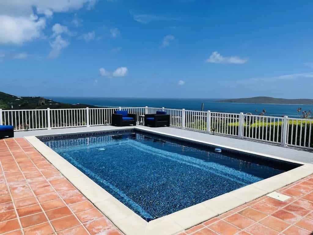 Villa Panorama St Croix USVI vacation rental seaview