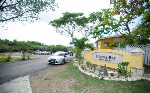 Bungalows on the Bay St. Croix front gate