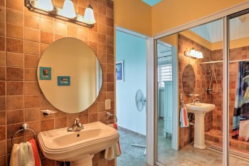 Evolve St. Croix USVI La Vallee vacation rental bathroom