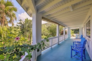 Evolve St. Croix USVI La Vallee vacation rental porch