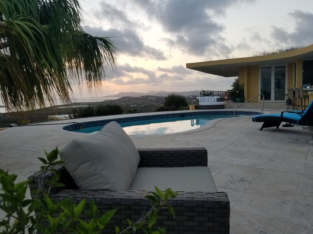 Tranquility Estate St Croix sunset 2