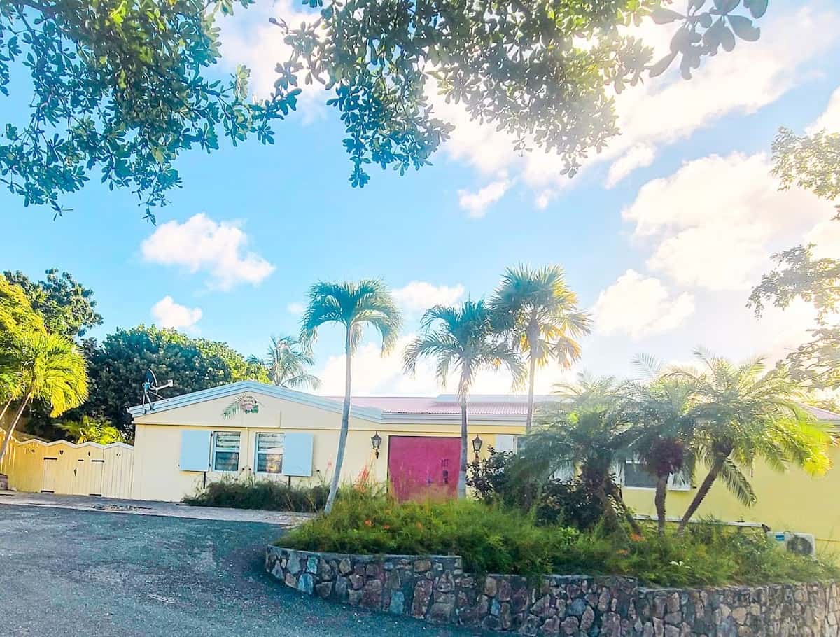 Villa Yellow Coconut St Croix entrance
