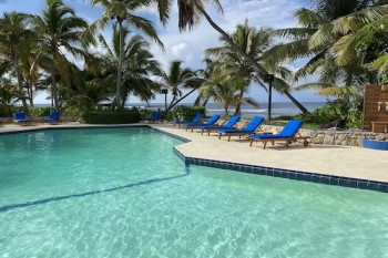 Palms at Pelican Cove pool St Croix best places to stay in st croix