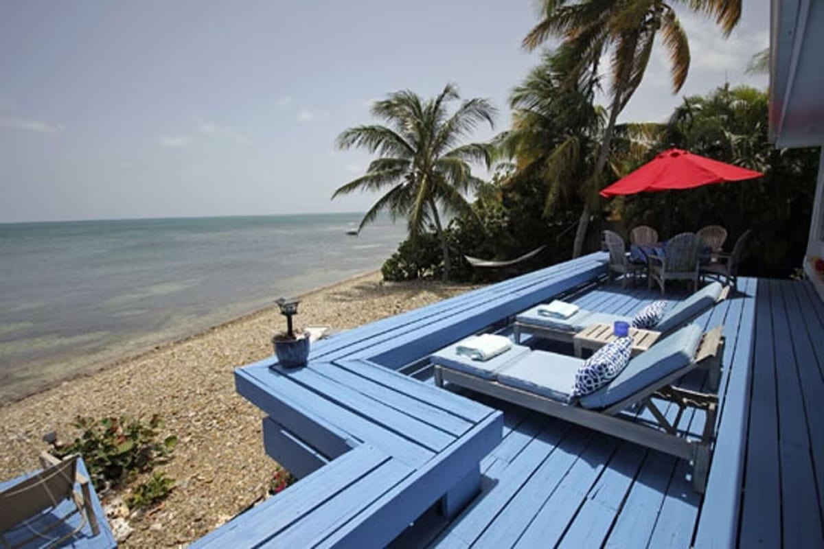 Paradise Found St Croix villa deck lounges