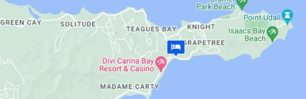 Pelican Perch St Croix villa location on map
