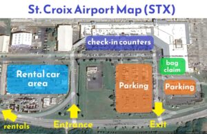 St Croix airport map STX USVI Virgin Islands