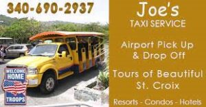 St Croix Joes taxi service USVI