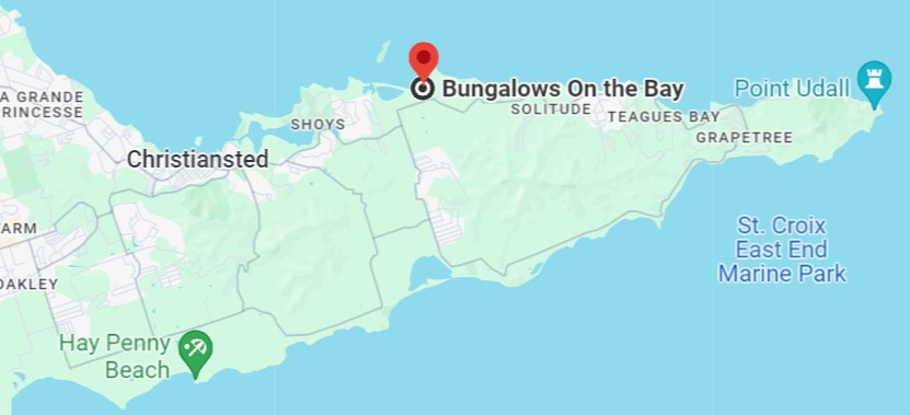 Directions to Bungalows on the Bay restaurant St. Croix