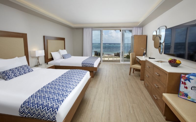 Divi All Inclusive Resort bedroom seaview