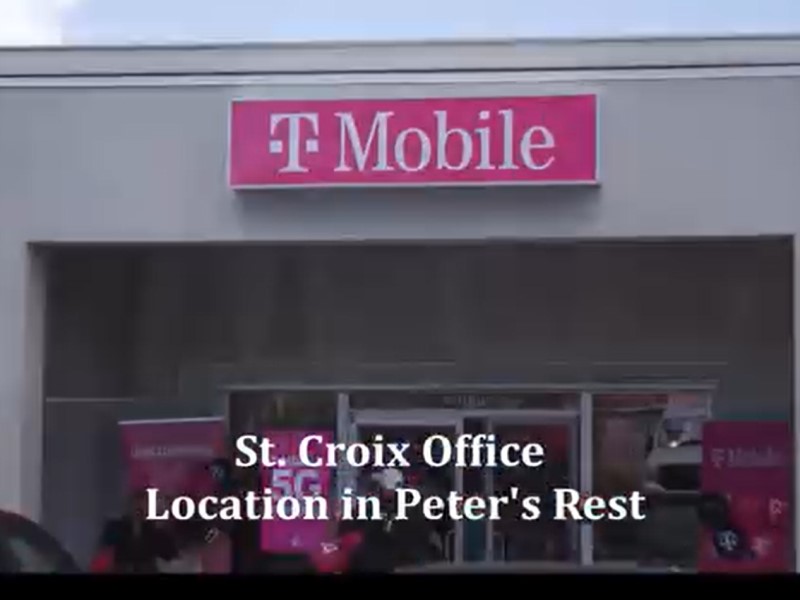 2022 official opening of T-Mobile St Croix in USVI Peter's Rest store