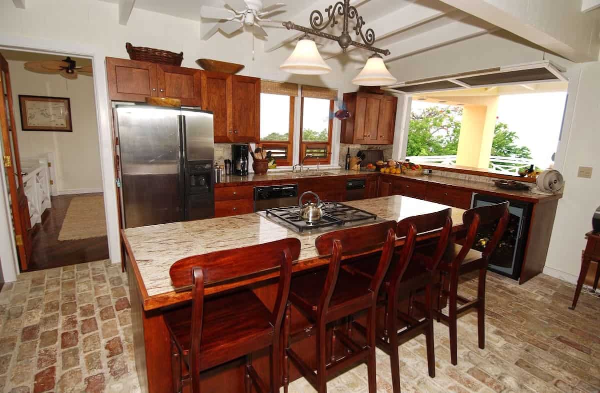 2024 photo Estate Belvadere St Croix vacation rental kitchen