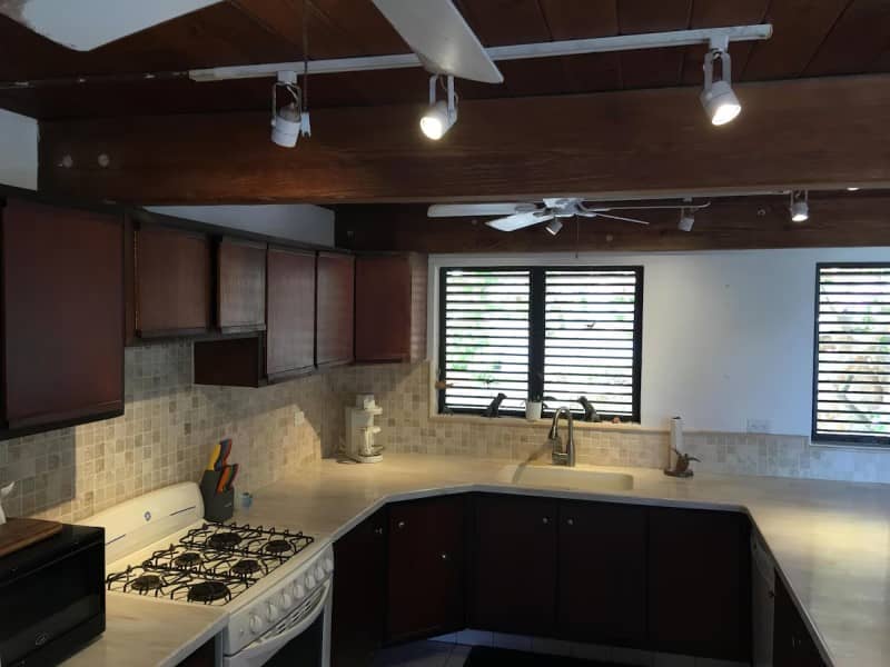 Moonwalk villa St Croix 2024 kitchen