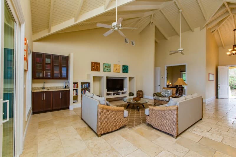 Villa Santa Cruz St Croix for sale 2024 living room 2