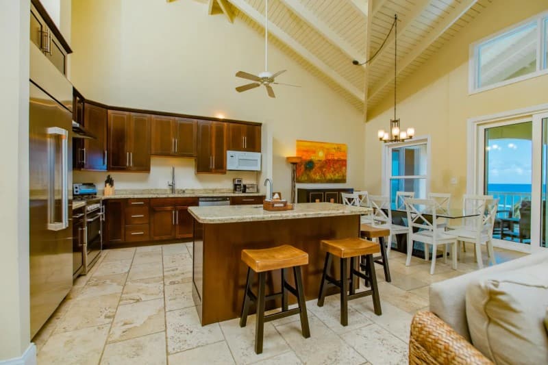 Villa Santa Cruz St Croix for sale kitchen island