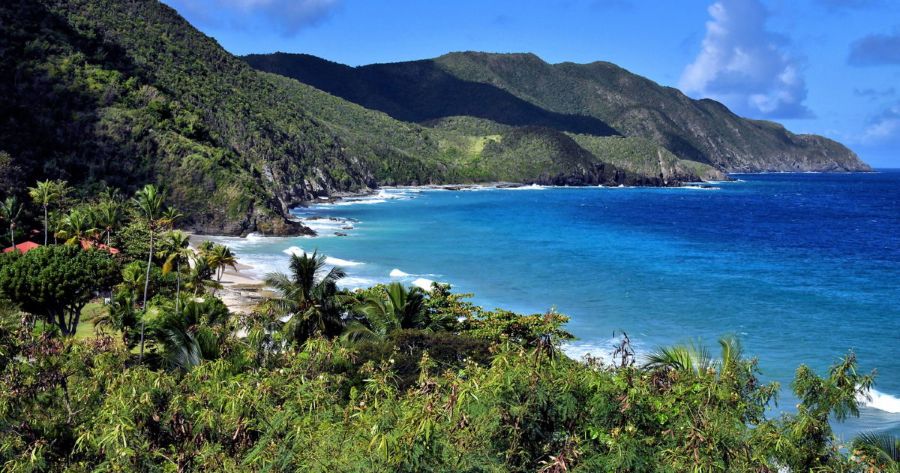 North Shore of St Croix oceanfront lodging