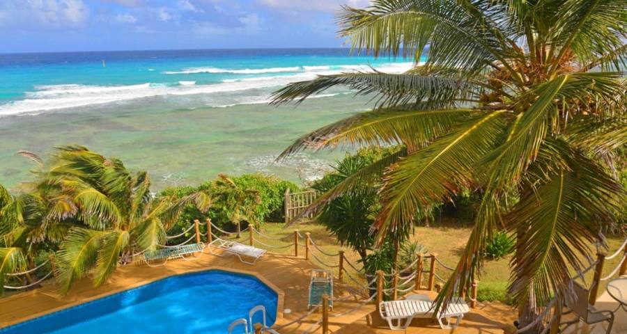 beachfront st croix vacation rentals by owner pool palm trees