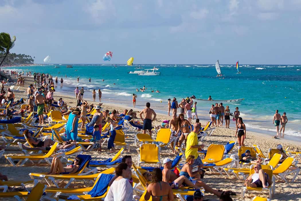 Crowded Caribbean resort compared to private villa honeymoon experience