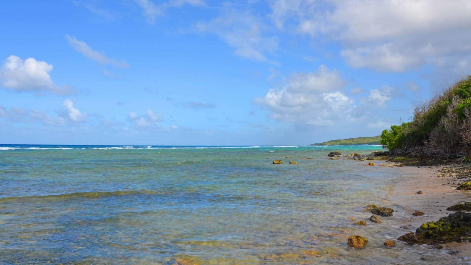Peaceful East End coastline in St. Croix