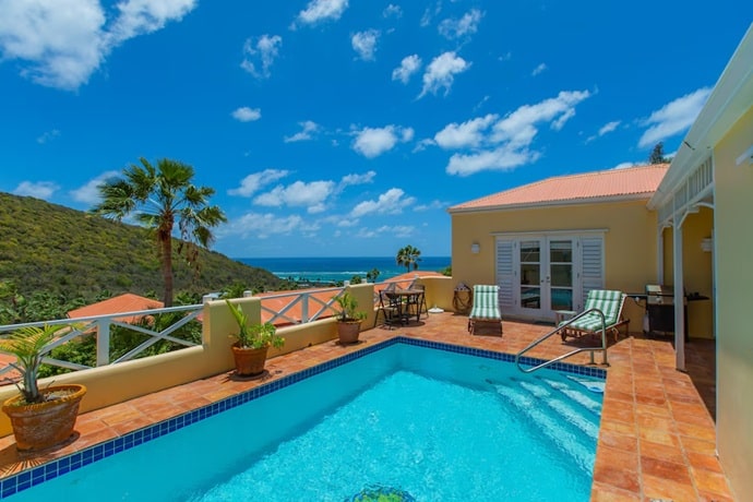 private villa terrace st croix extended stay